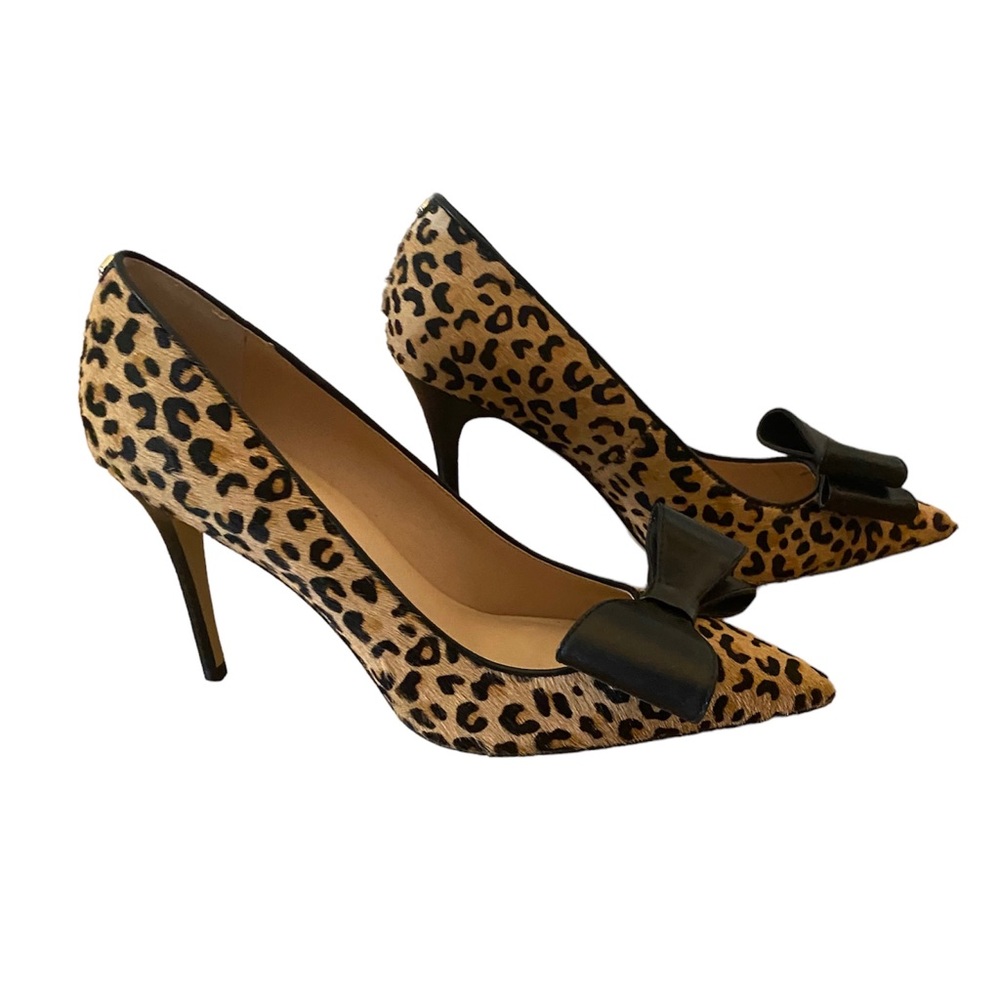 Kate Spade Leopard pump with Bow